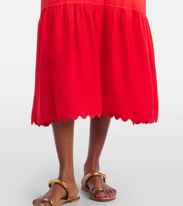 Robe midi en soie | Juliet Dunn