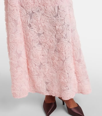 Abito lungo in mesh | Rotate