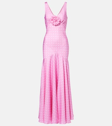 Robe longue en sergé de soie | Rodarte