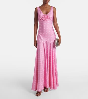 Robe longue en sergé de soie | Rodarte