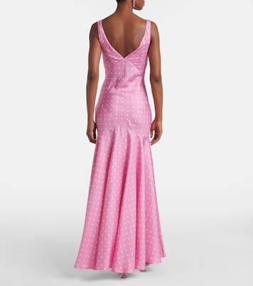 Robe longue en sergé de soie | Rodarte