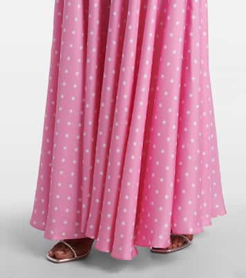 Robe longue en sergé de soie | Rodarte