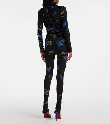 Legging à fleurs | Blumarine