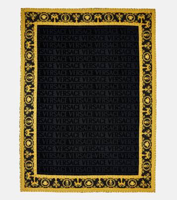 I Love Baroque cotton terry beach towel | Versace Home