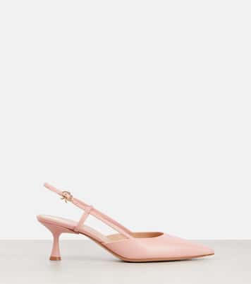 Ascent 55 leather slingback pumps | Gianvito Rossi