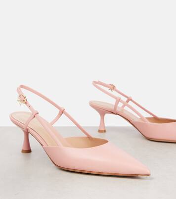Ascent 55 leather slingback pumps | Gianvito Rossi