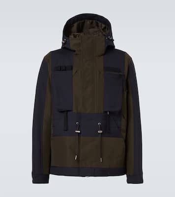 Giacca in tessuto tecnico color-block  | Sacai