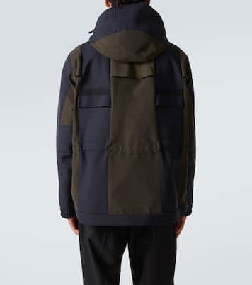 Giacca in tessuto tecnico color-block  | Sacai