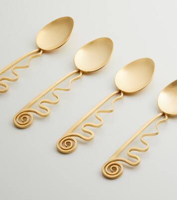 Spirale set of 4 cocktail spoons | L'Objet