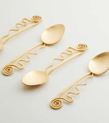 Spirale set of 4 cocktail spoons | L'Objet