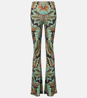 Pantalon évasé imprimé en crêpe | Etro