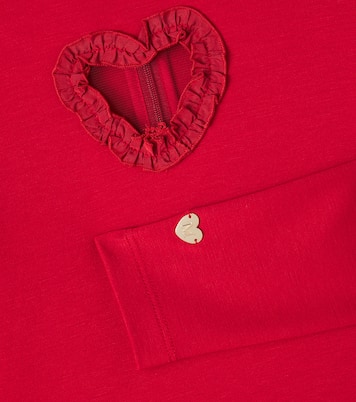 Abito con cut-out e volant | Monnalisa