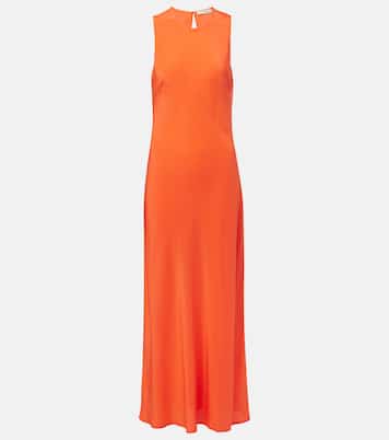 Abito lungo Valencia in seta | Asceno