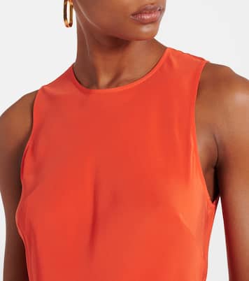 Abito lungo Valencia in seta | Asceno