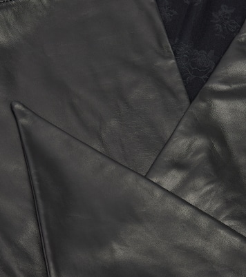 Leather scarf | Magda Butrym