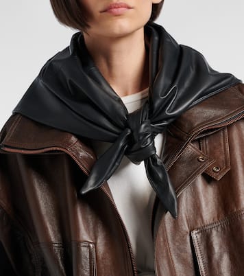 Leather scarf | Magda Butrym