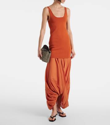 Cocoon jersey midi dress | Toteme