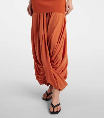 Cocoon jersey midi dress | Toteme