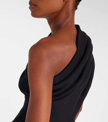 Aimee one-shoulder wool-blend top | Khaite