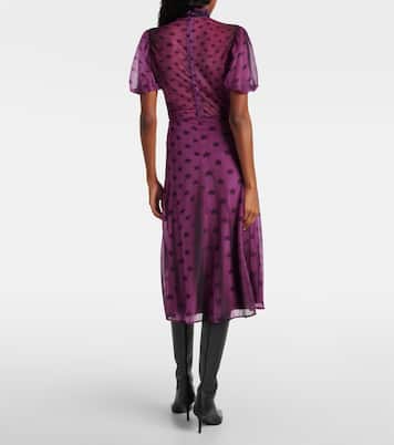 Etima printed sheer midi skirt  | Acne Studios