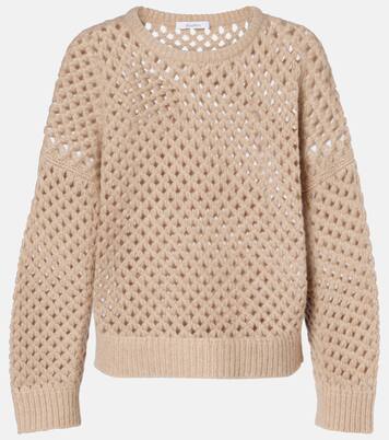 Essen open-knit cashmere and silk sweater | Max Mara