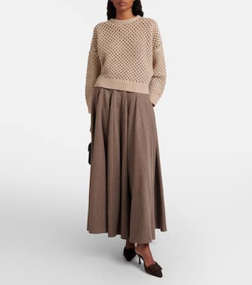 Essen open-knit cashmere and silk sweater | Max Mara