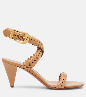 Helix 75 braided leather sandals | Zimmermann