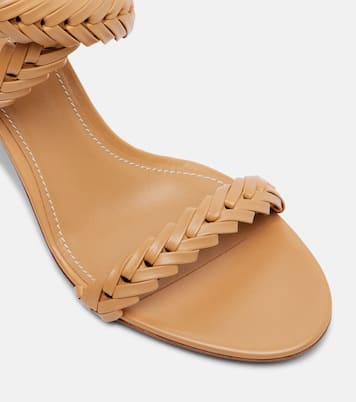 Helix 75 braided leather sandals | Zimmermann