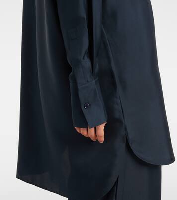 Camicia oversize in raso di seta | Róhe