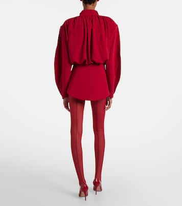 Bluse re/edit Hiver Russe aus Crêpe-Twill | Mugler