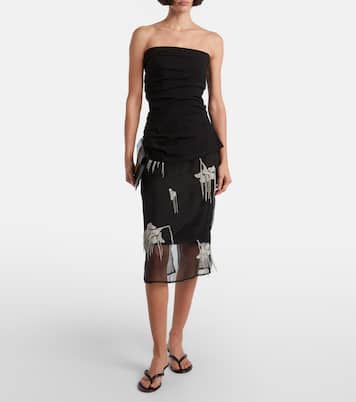 Calypso 35 leather thong sandals | Gianvito Rossi