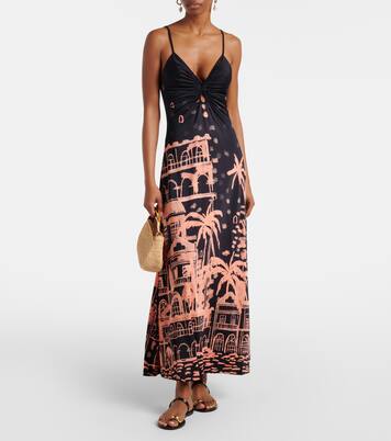 Printed jersey maxi dress | Johanna Ortiz