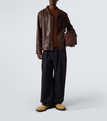 皮革夹克 | Loewe