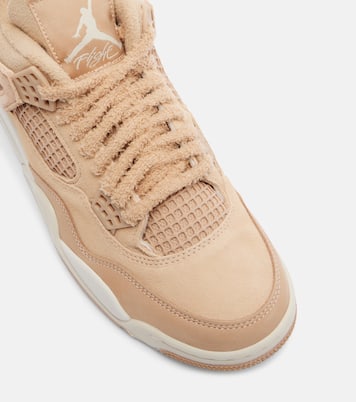 Air Jordan 4 Retro suede-trimmed sneakers | Nike