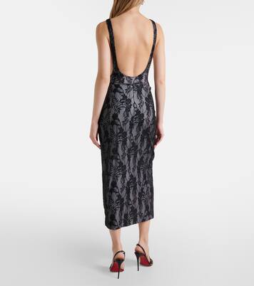 Lace midi skirt | Norma Kamali