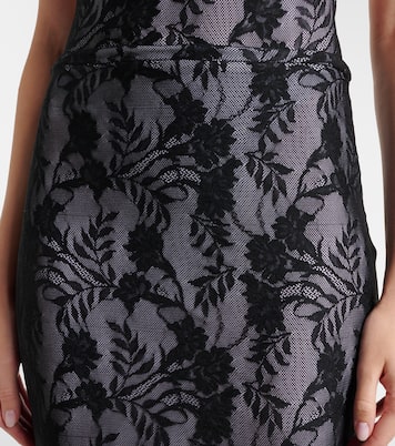 Lace midi skirt | Norma Kamali