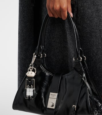 Leather bag charm | Prada