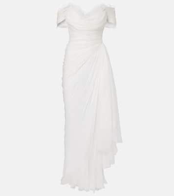 Bridal Dalia silk gown | Maria Lucia Hohan