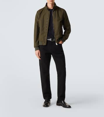 Cotton and silk jersey T-shirt | Slowear