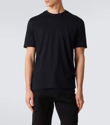 Cotton and silk jersey T-shirt | Slowear