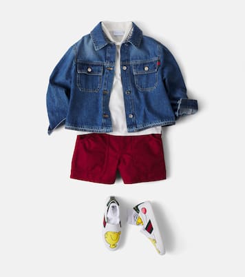 x Mr. Men Little Miss leather slip-on sneakers | Gucci Kids