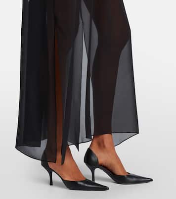 Off-Shoulder-Maxikleid aus Seide | Nina Ricci