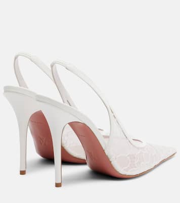 Anok lace slingback pumps | Amina Muaddi