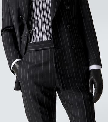 Striped wool straight pants | Tom Ford