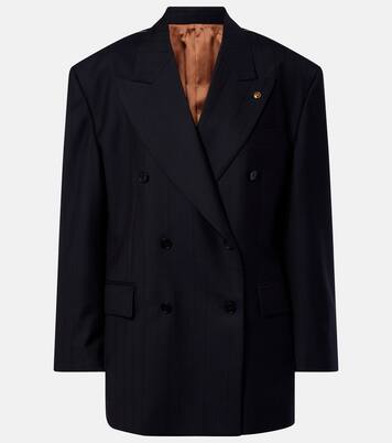 Oversize-Blazer aus Schurwolle | Versace