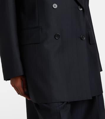 Oversize-Blazer aus Schurwolle | Versace