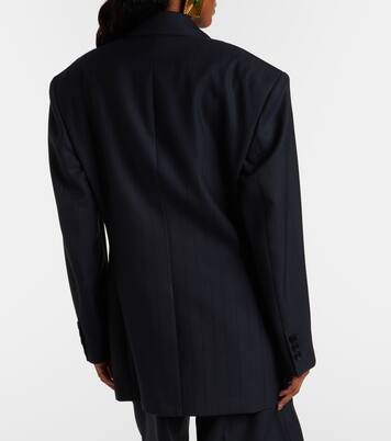 Oversize-Blazer aus Schurwolle | Versace