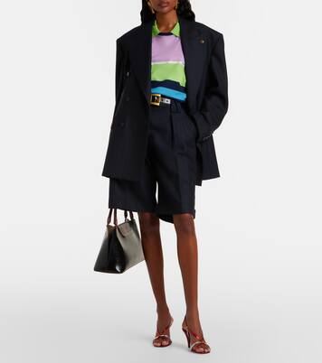 Oversize-Blazer aus Schurwolle | Versace