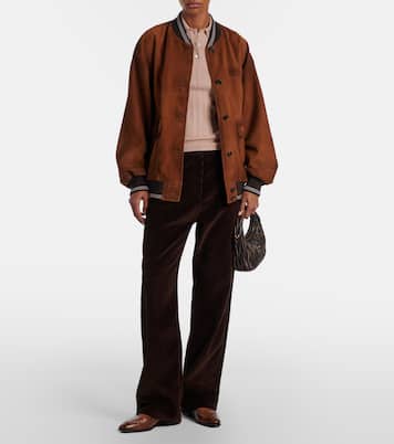 Blouson aus Veloursleder | Miu Miu