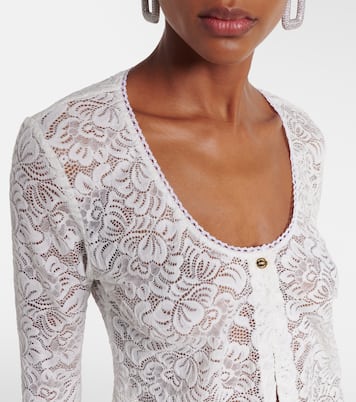 Cardigan Trista in pizzo trasparente | Bananhot